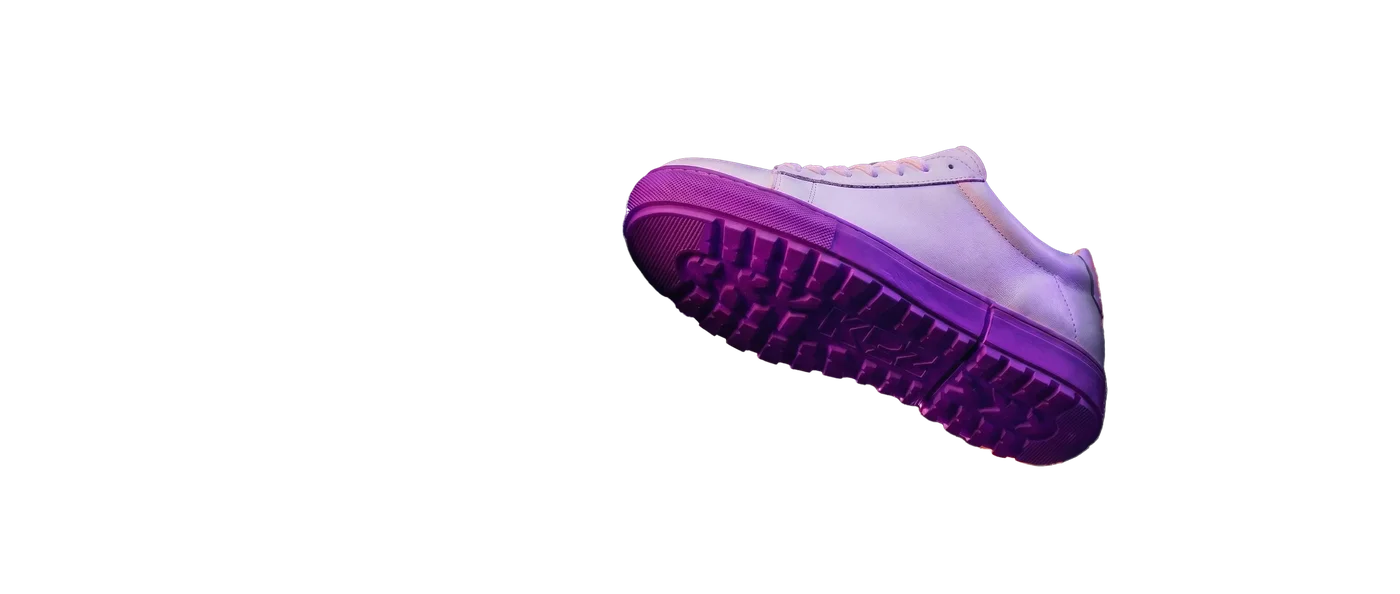 KRZ Sneaker mit lila Sohle